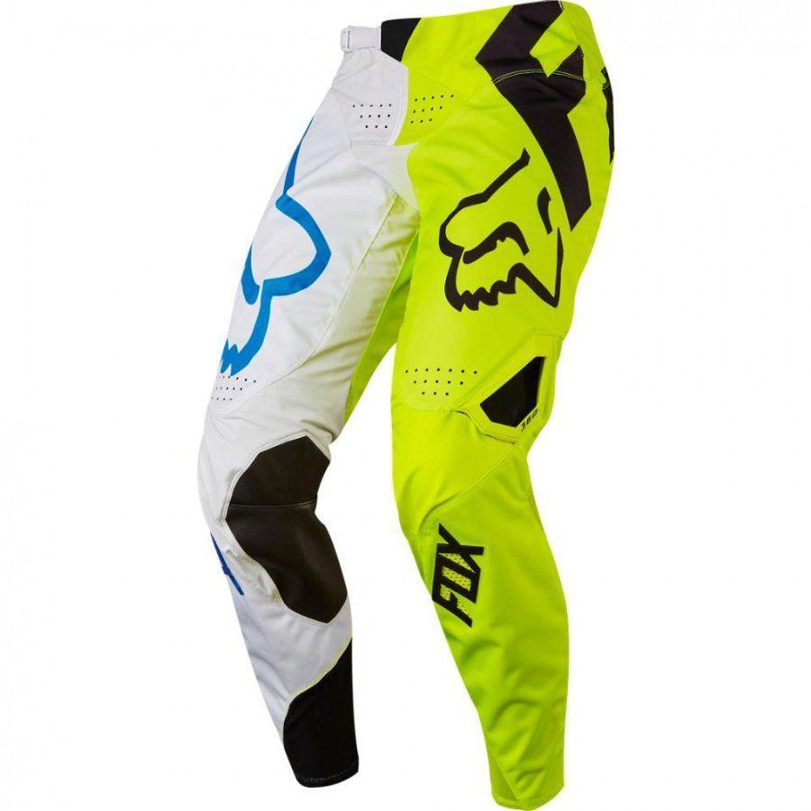 Штаны подростковые Fox 360 Creo Youth white/yellow