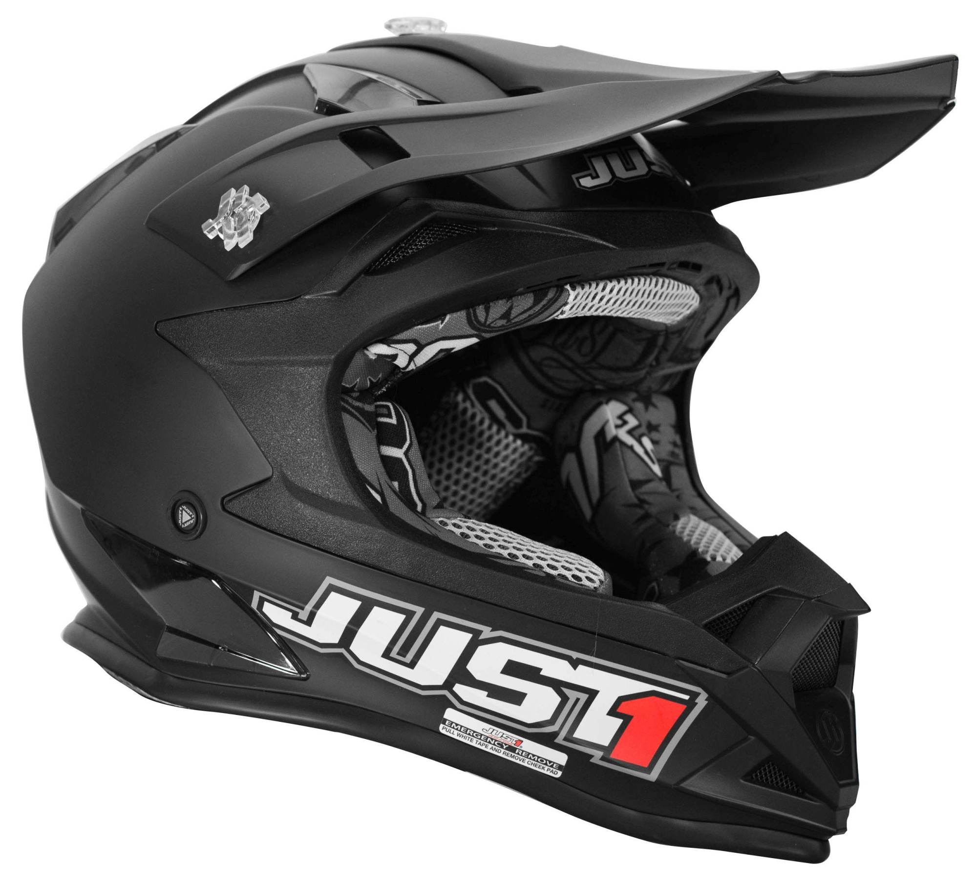 Шлем (кроссовый) JUST1 J32 PRO Solid black matt (2018)